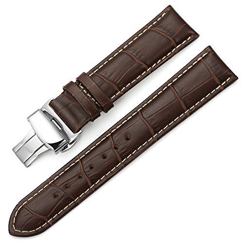 Cinturino orologio pelle marrone 15 mm tra i più venduti su Amazon